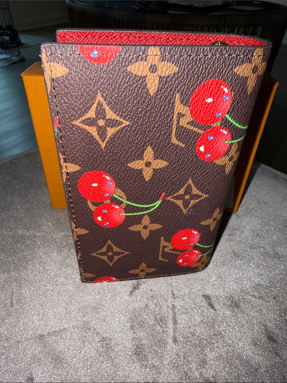 Louis Vuitton Brown Monogram Cherry Card Holder Wallet - Picture 5 of 13
